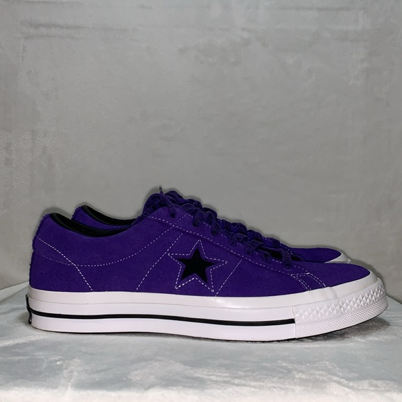 Converse One Star Ox 'DARK Star RARE 45th Anniversary Suede men’s size 9.5 *NEW* - Picture 2 of 10